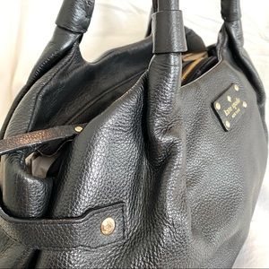 Kate Spade New York Black Leather Shoulder Bag